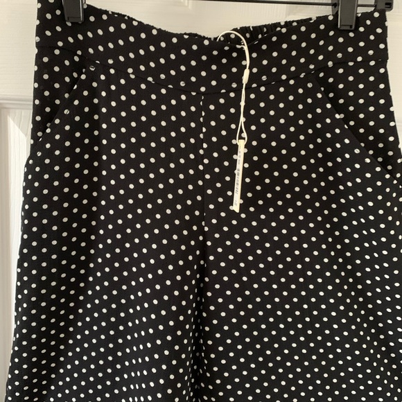 Max studio is polka dot wide leg cropped pants - Picture 8 of 8
